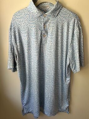 Peter Millar Hudson National Golf Summer Comfort  Polo Shirt Medium M